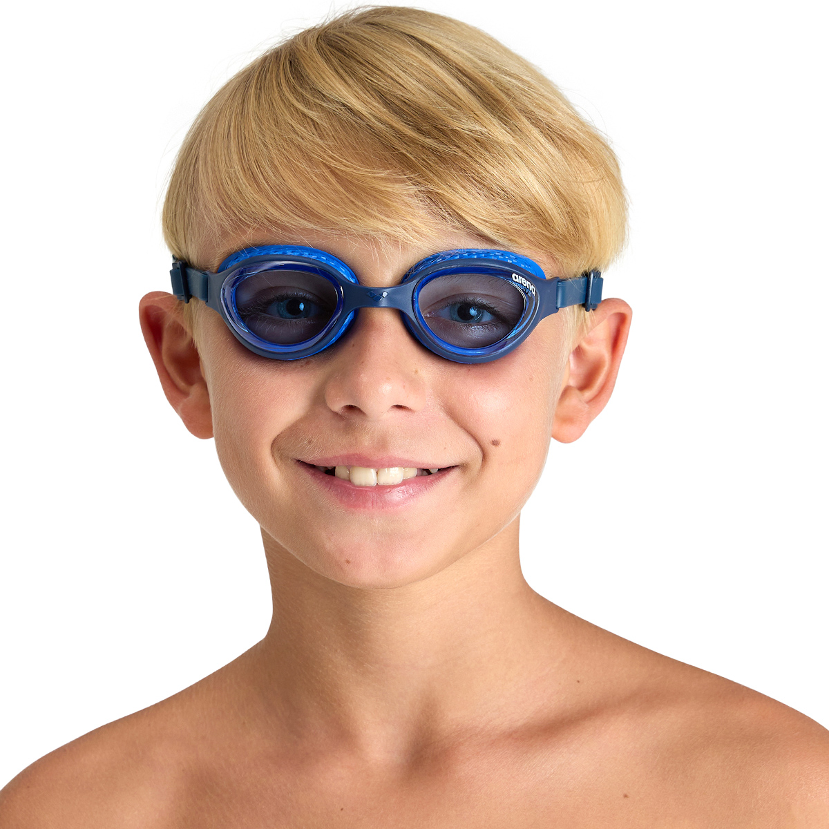 Air Junior Swimming Goggles Age 6-12 Blue Blue